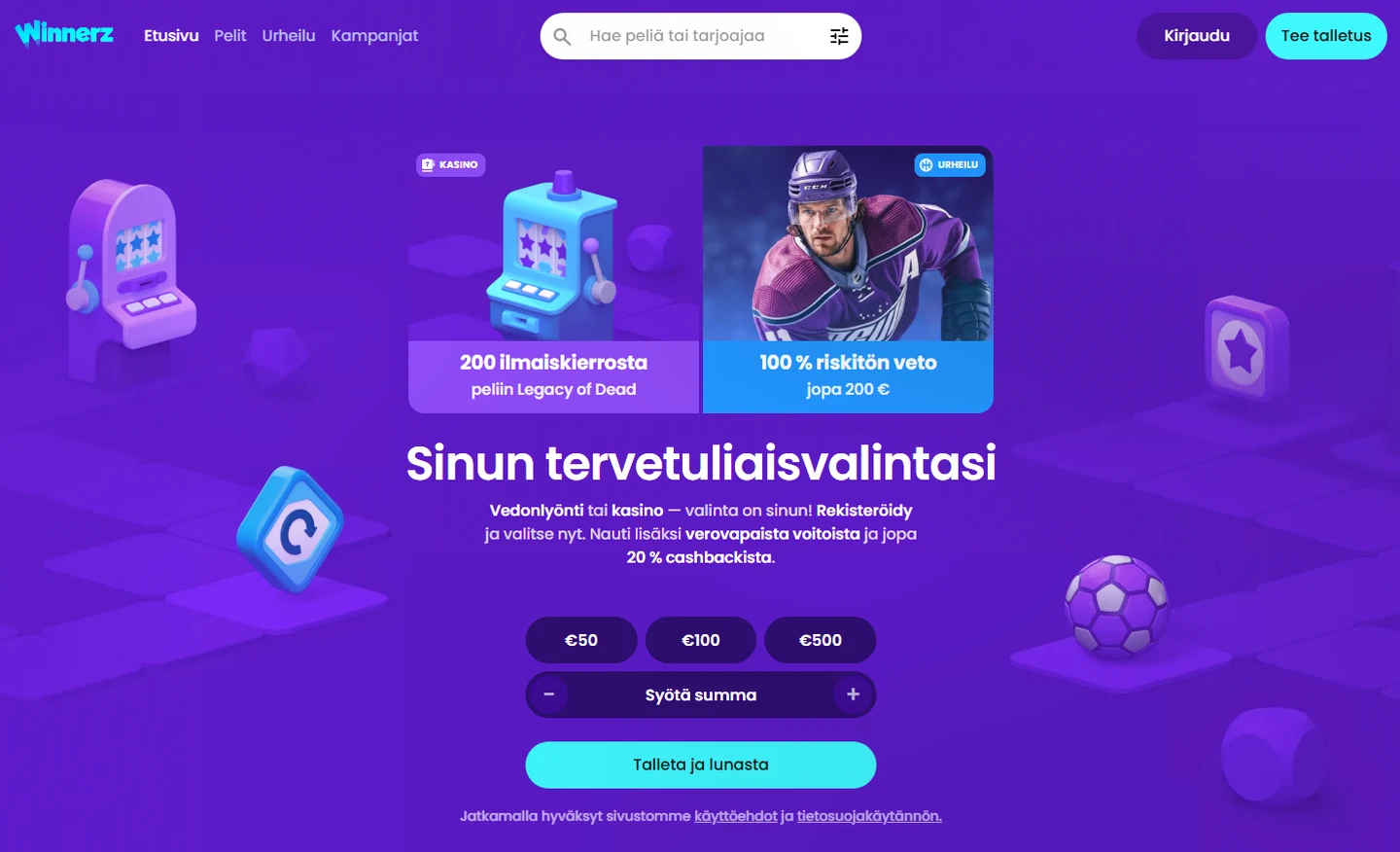 Tsars — 100% asti 300 € + 100 ilmaiskierrosta